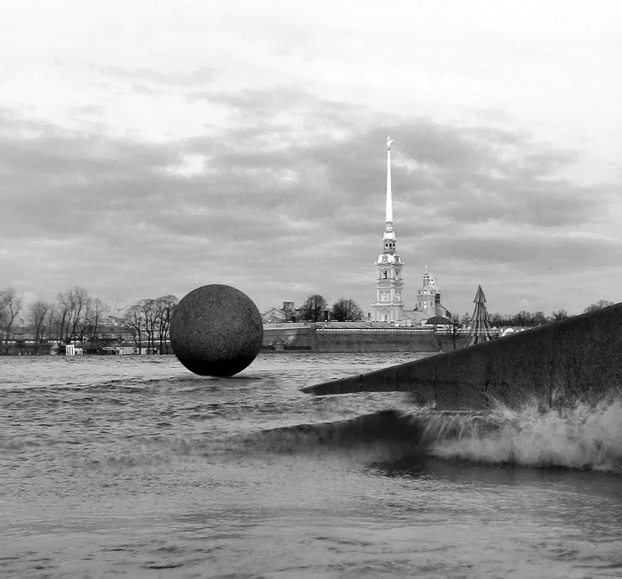 =Уронили в речку мячик=