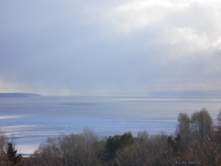 Симбирское &amp;quot;море&amp;quot; зимой