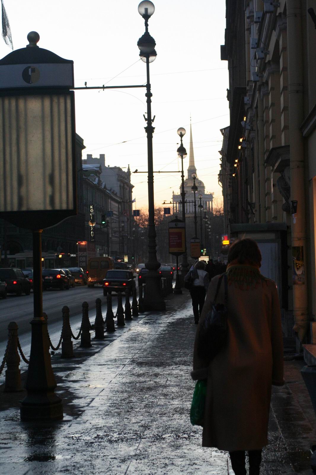 В сумерках