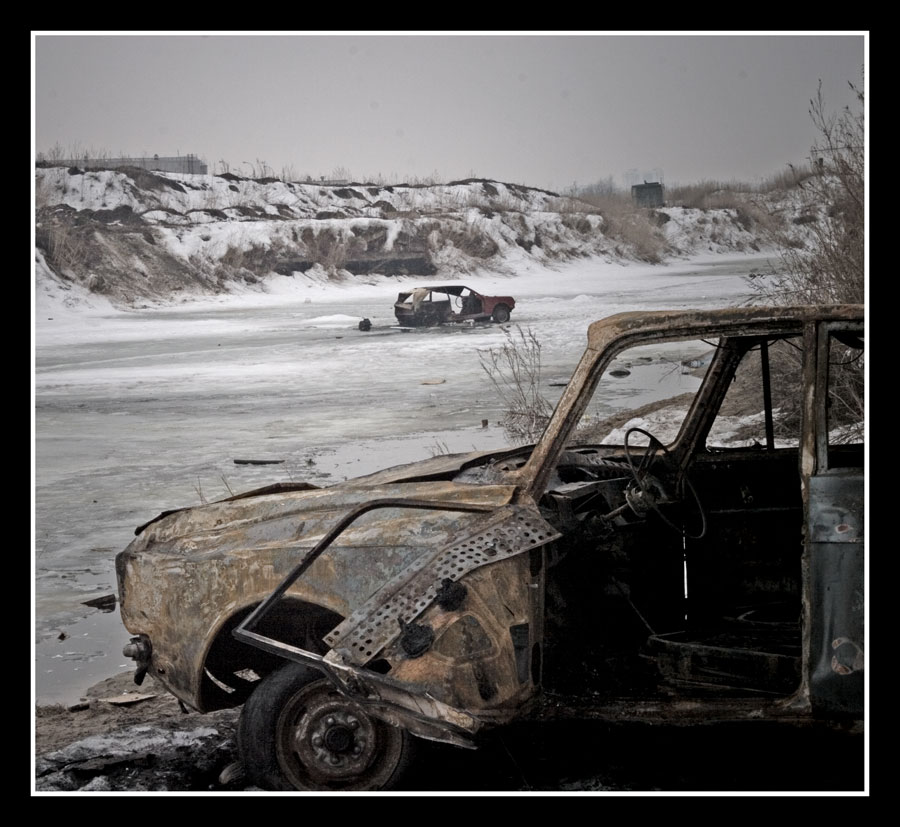 Кладбище сгоревших автомобилей