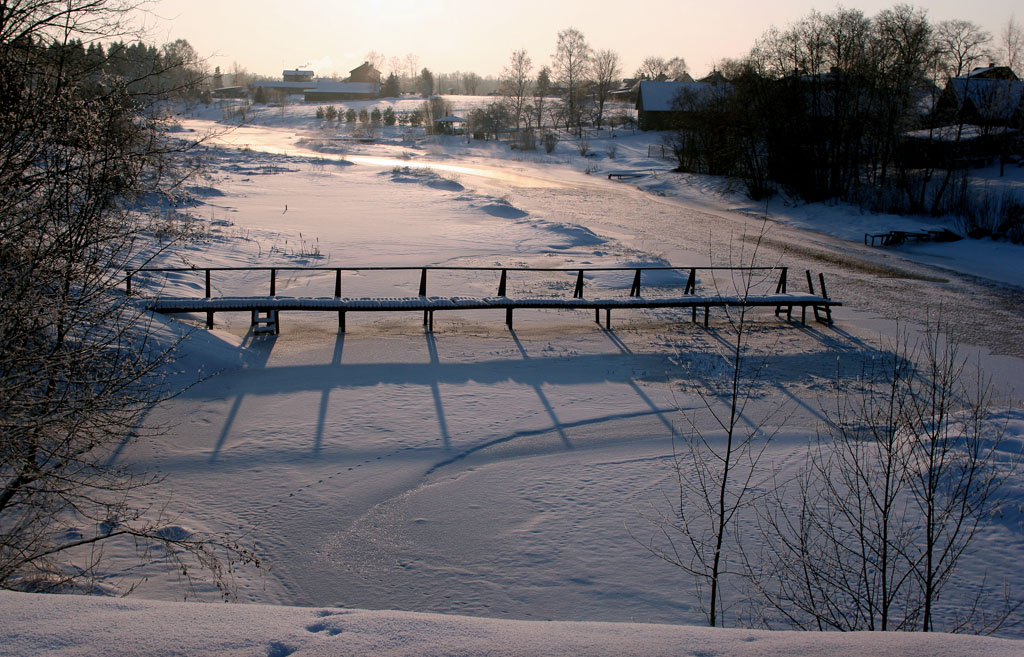 Морозно -предзакатное...