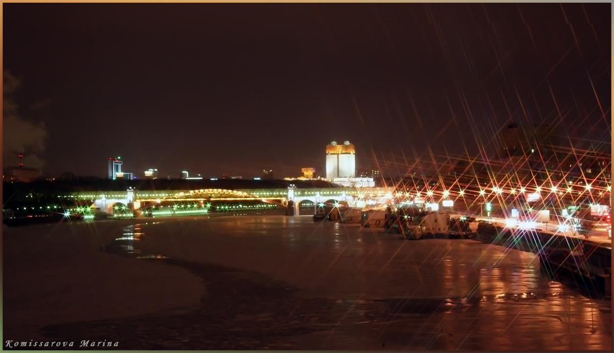 Огни ночного города...