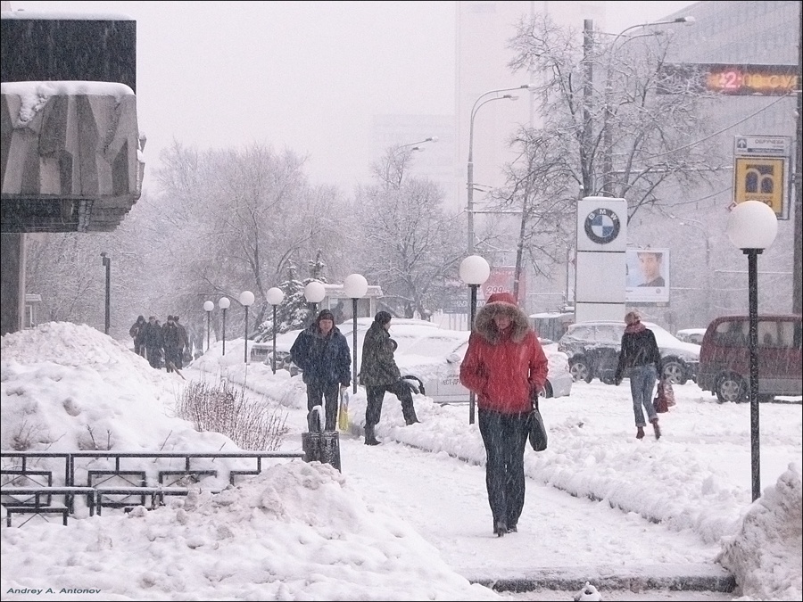 А в Москве снегопад 2