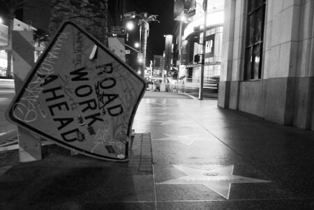 road work ahead