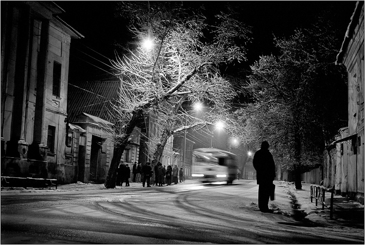 г. Елец. Автобусная остановка