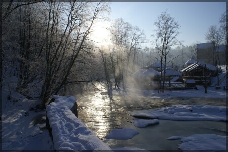 морозное утро
