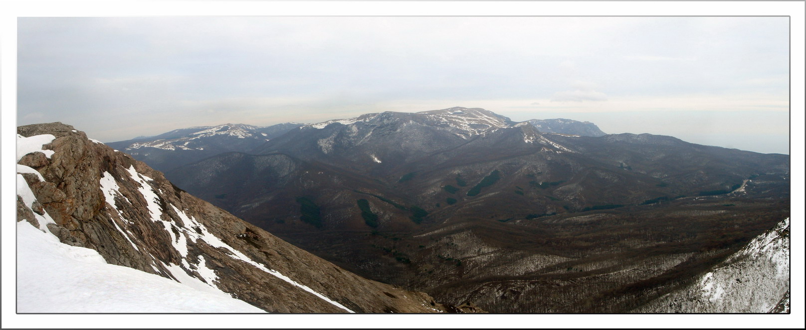 Зима в Крымских горах