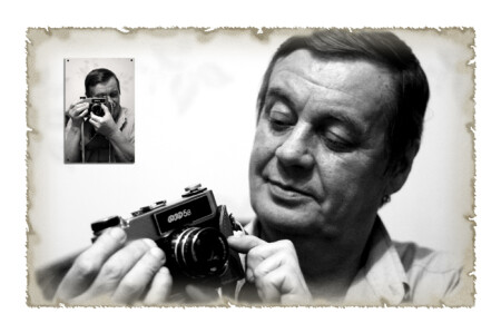 Фотограф,его любимый фотоаппарат и их фотография. Такой вот треугольник получился...