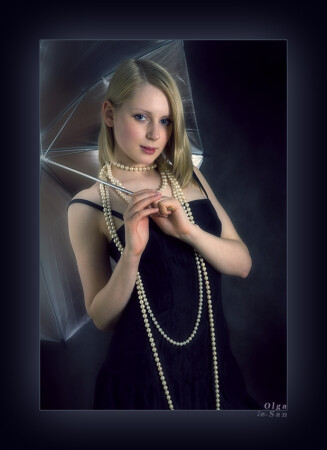 Портрет с зонтиком