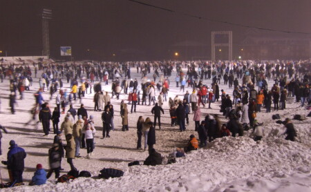 "Динамо" в ночи.