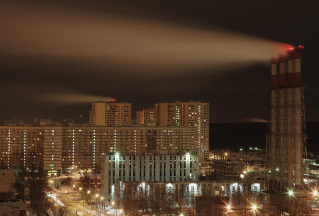 Северное сияние над Сев. Чертаново или гипербалоид инжинера Гарина