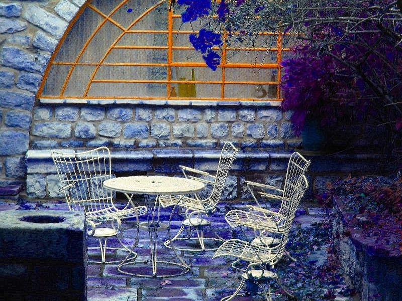 In blue mood