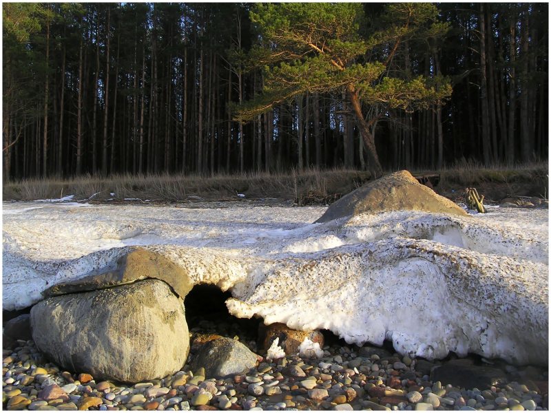 На закате