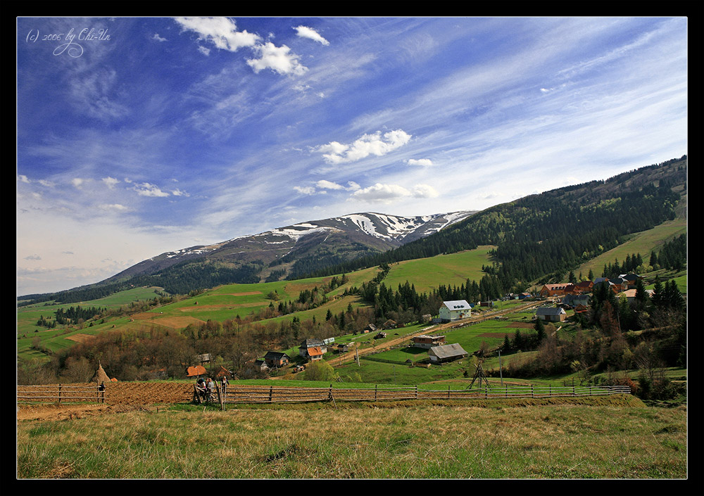 Село в Карпатах