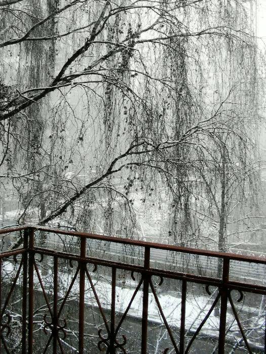 старый балкон