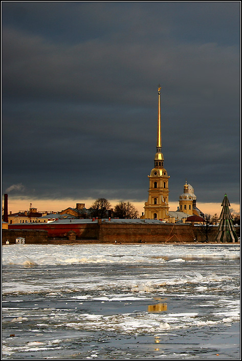 Петропавловка во льдах