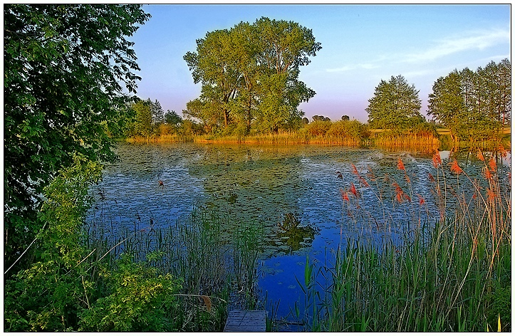 вечер на озере