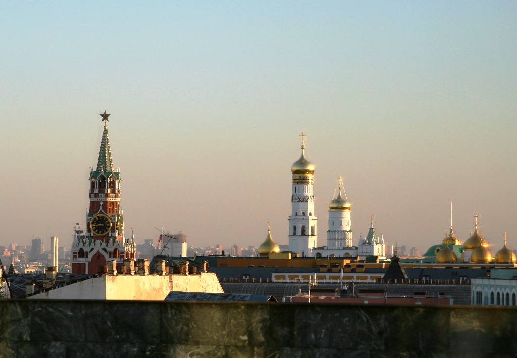 Вид на Кремль .