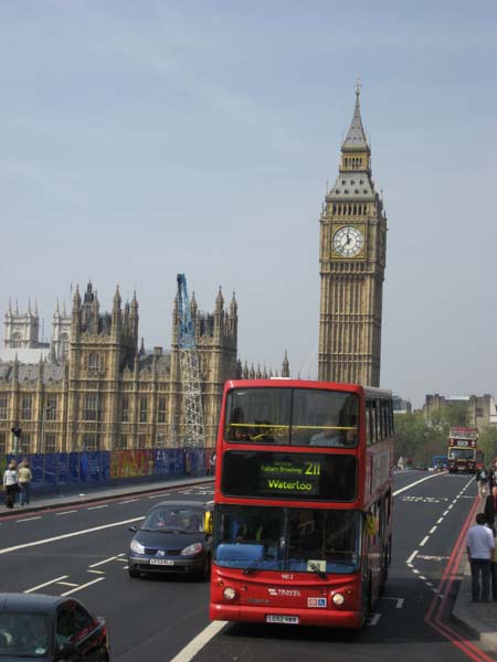 Big Ben и double Deck bus