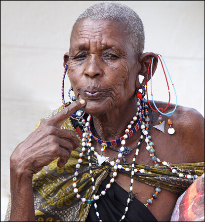 Женщина из племени масаев