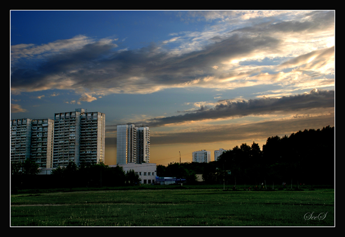 московское небо в вешняках
