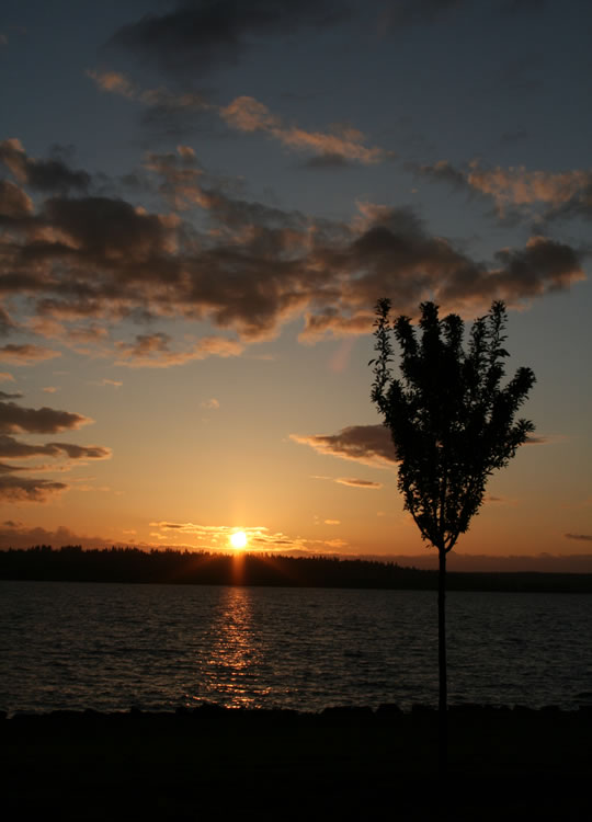 Sunset on the Lake