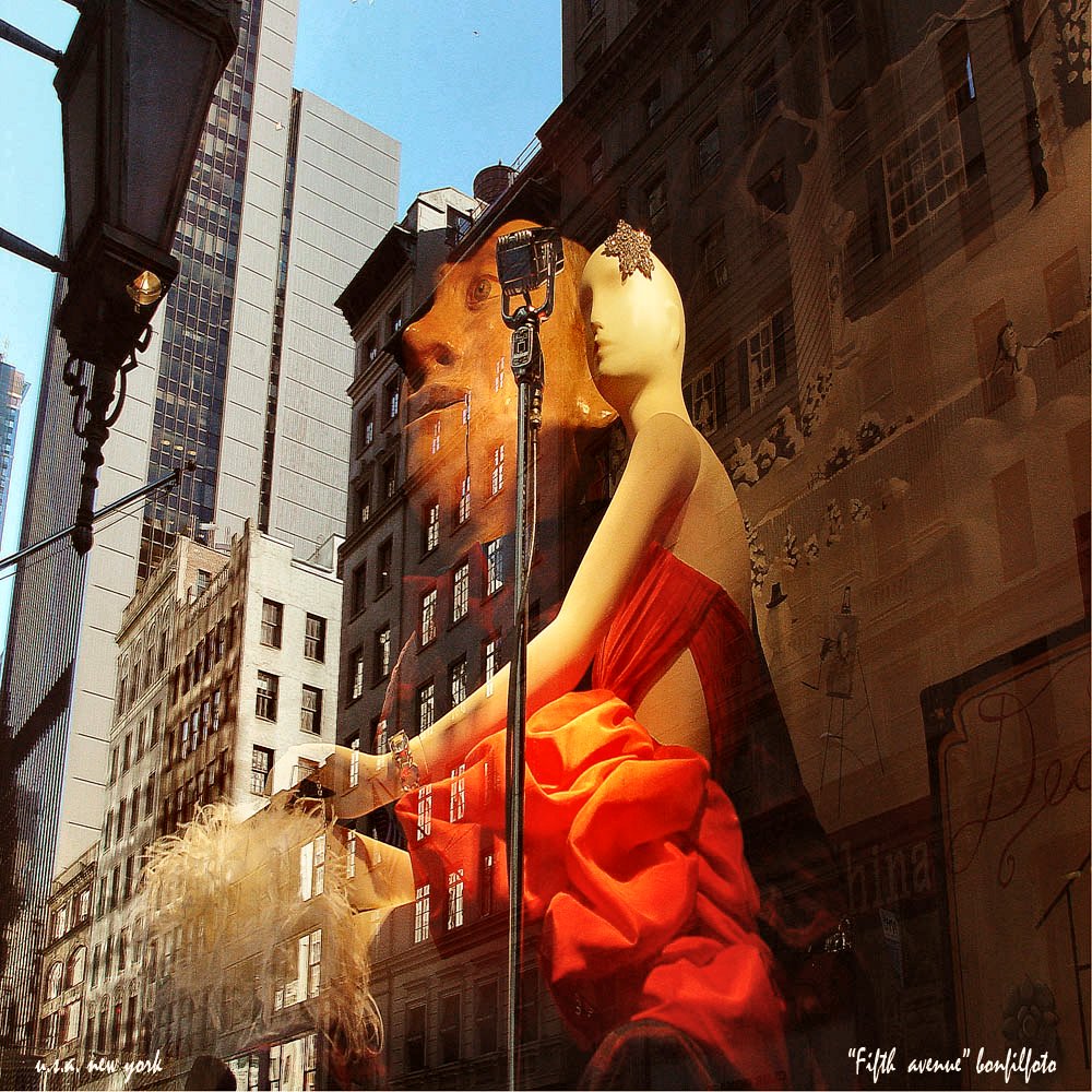&quot;FIFTH AVENUE. REFLECTION&quot; NEW YORK