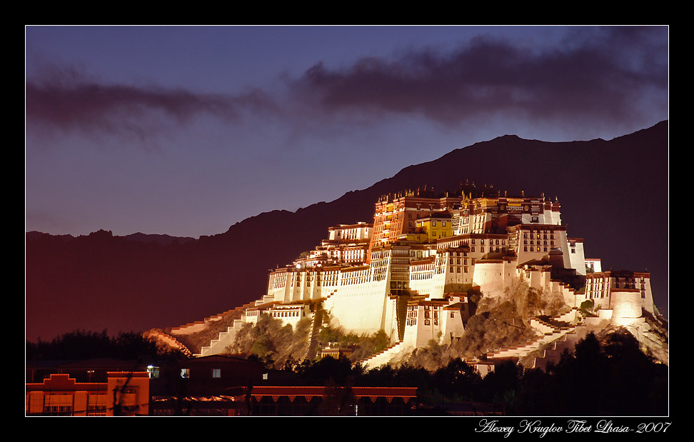 Tibet. Night on a roof of the world. 