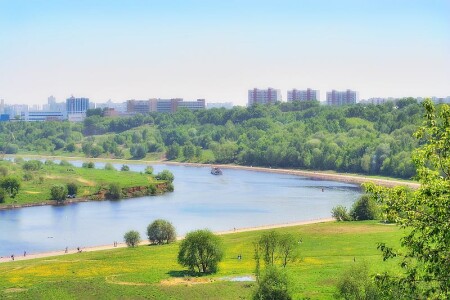 Речной поворот.