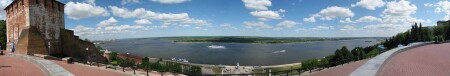 Нижний Новгород, панорама волги