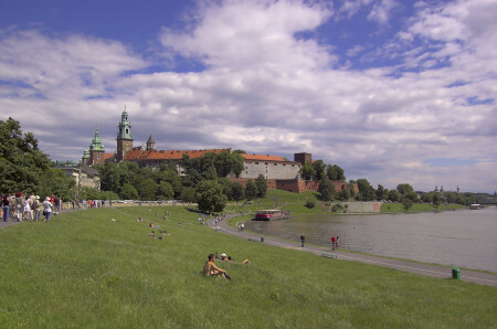 В Кракове жарко...