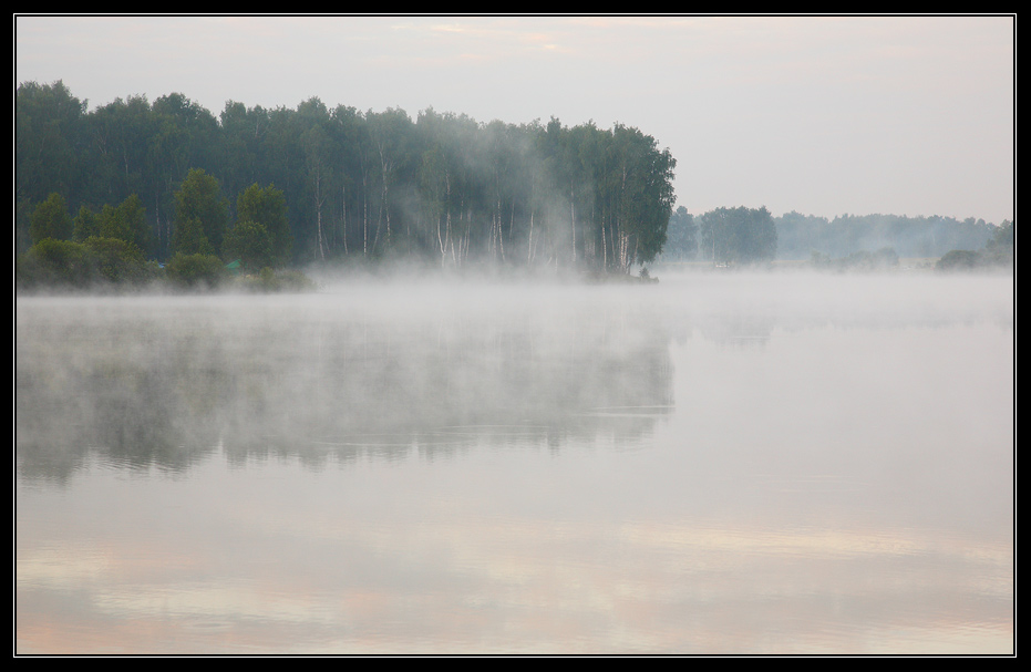 Утро на водоеме