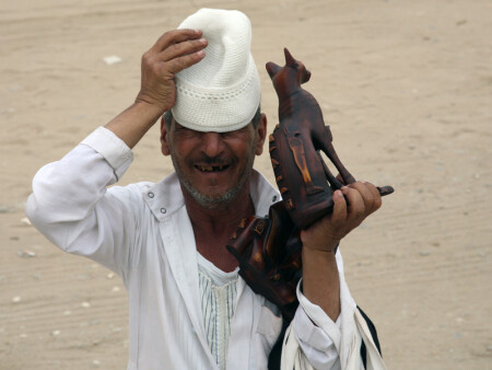 Застеснялся...