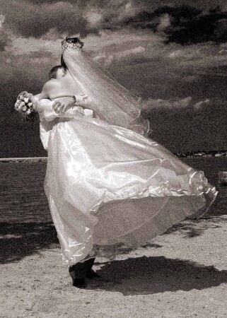 retro wedding