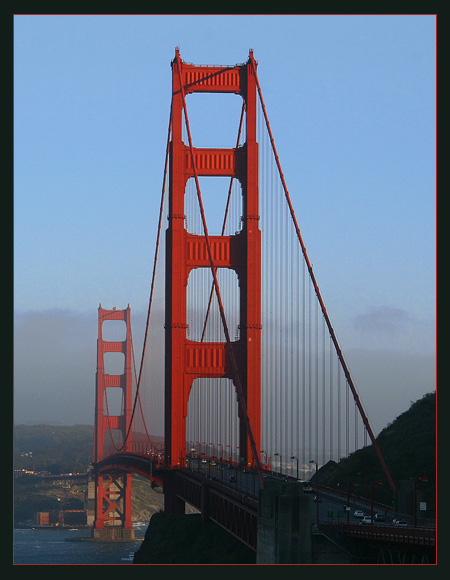 Солнце над Golden gate