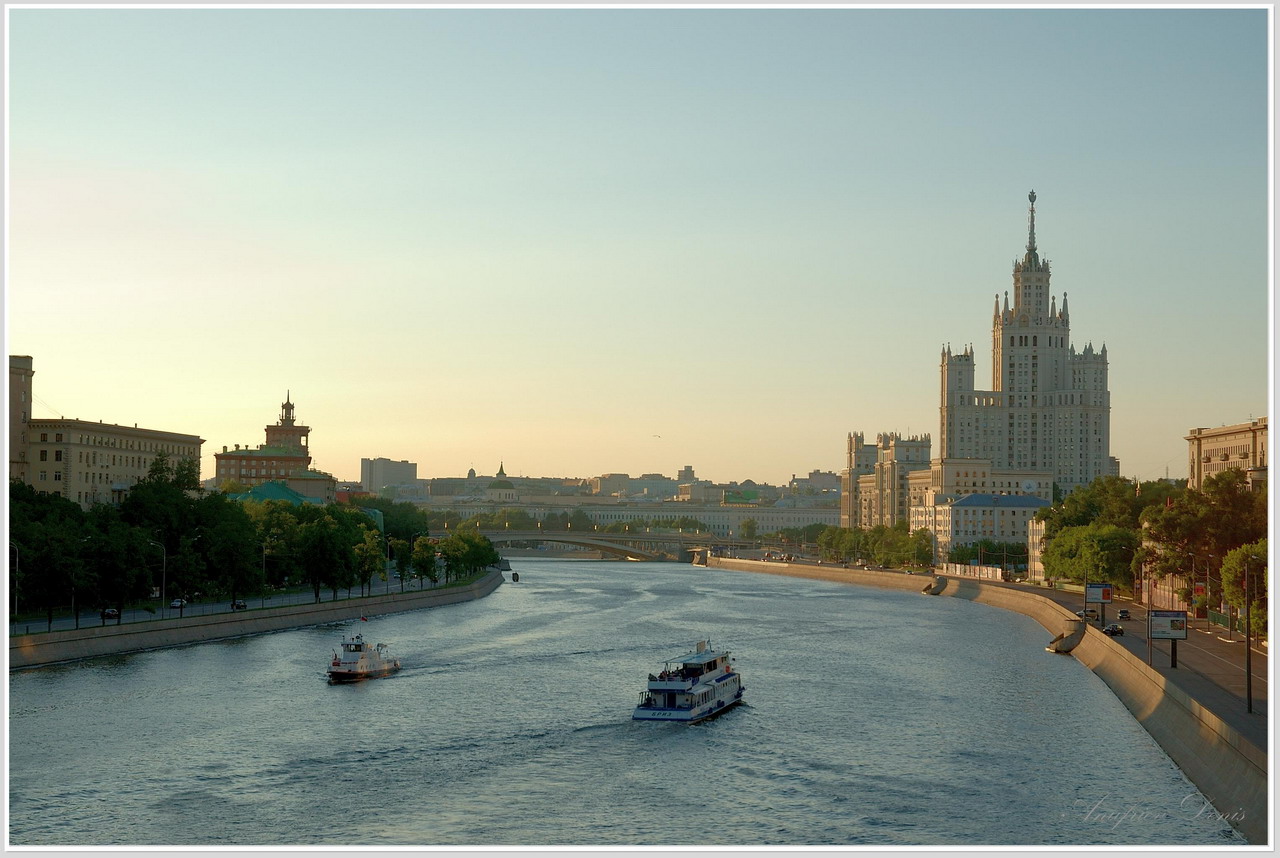 Москва, закат...