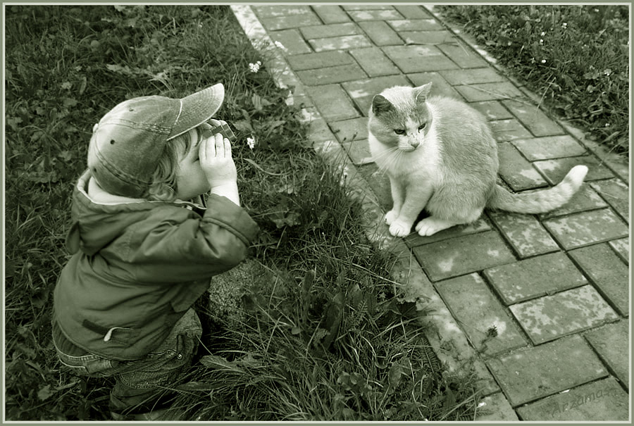 Первая фотосессия.
