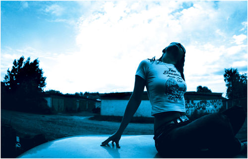 Into blu wonderfull sky