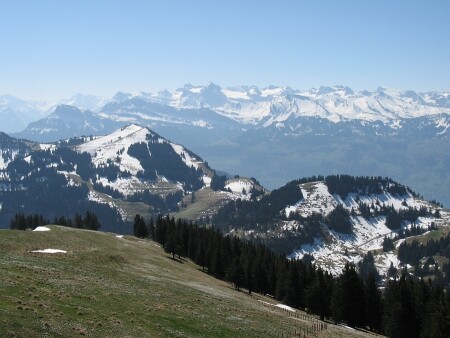 Вид с вершины Rigi Kulm
