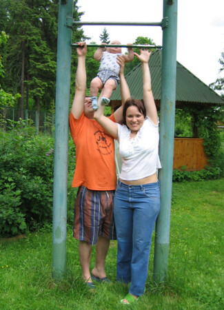 Мама, папа и Я спортивная семья