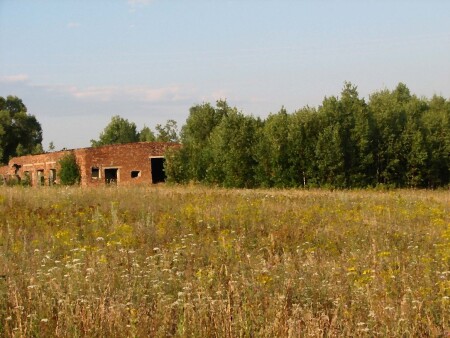 Акварель заброшенной пекарни
