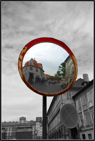 Пражские отражения ч/б