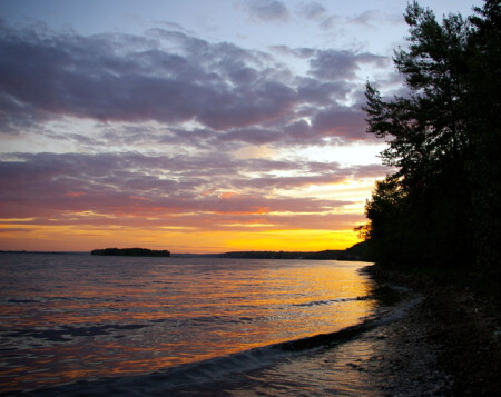 закат в Переволоках