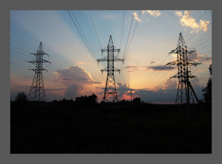 В лучах заката