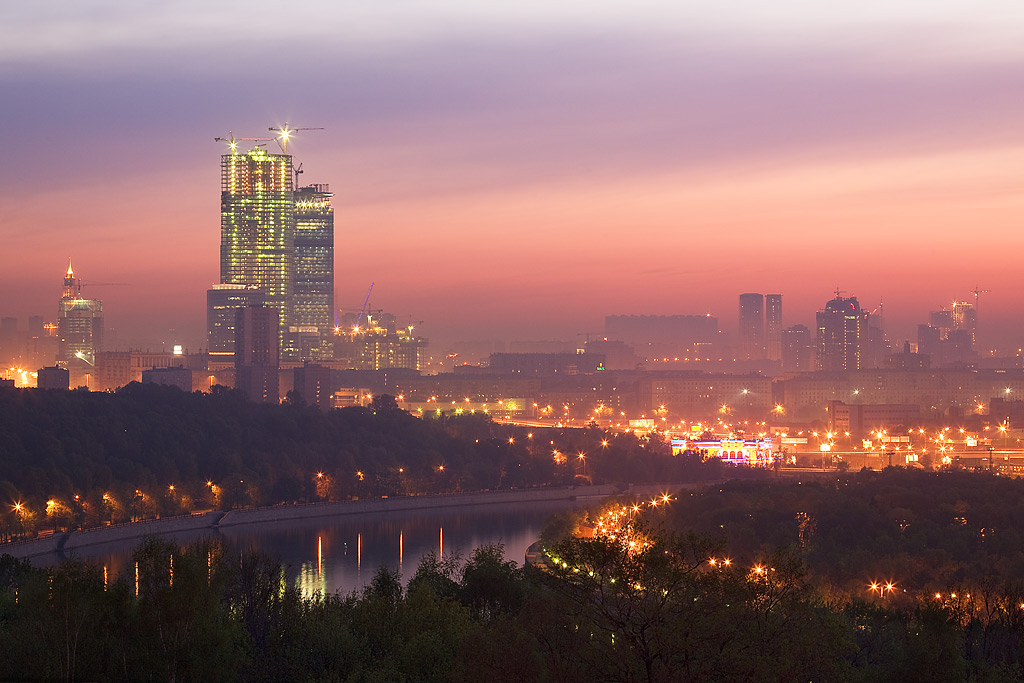 Москва, восход