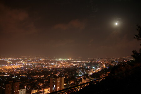 Ночная Хайфа