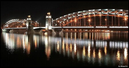 ...мост Петра Великого... (в цвете)