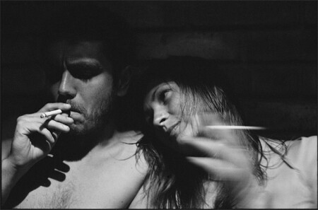Love is.... smoke together