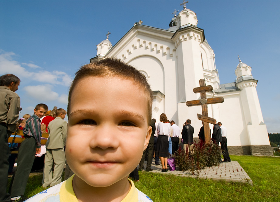 Украина. Карпаты. Яблочный Спас.