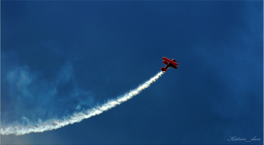 red in blue